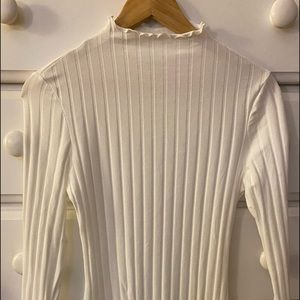 Womens White Long sleeve Dress